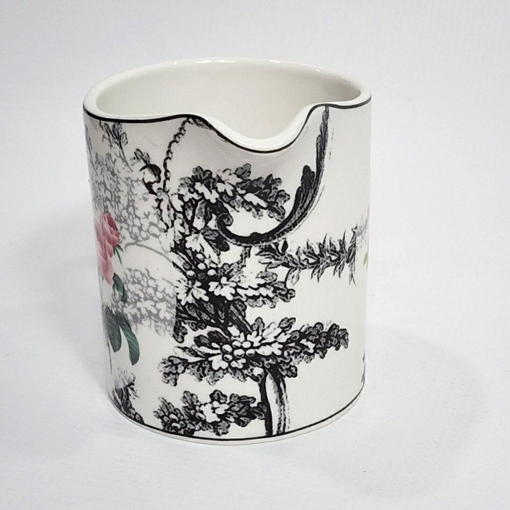 American Atelier White Ceramic ROSE TOILE Creamer only - Picture 5 of 9